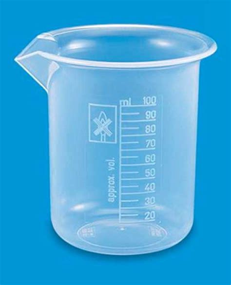 Beaker Plastic 100ml Low Form Ebay