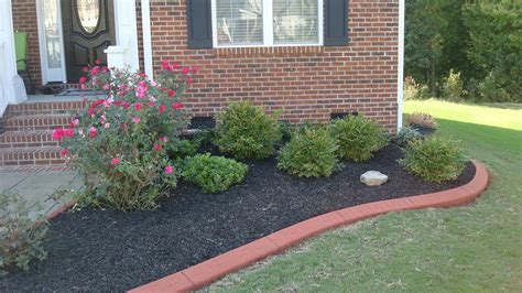 Improve your home's curb appeal by installing concrete landscaping edging to your landscaping. Poured concrete landscape edging. (houses, landscaping, linear) - Raleigh, Durham, Chapel Hill ...