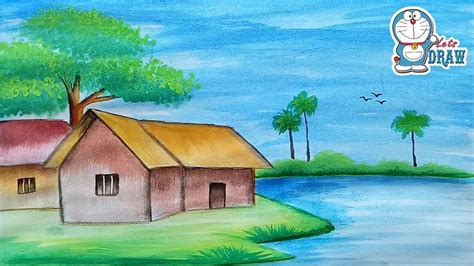 Https://techalive.net/draw/how To Draw A Beautiful Landscape With Watercolor