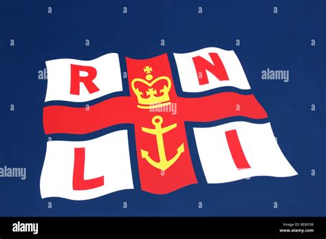 Rnli Flag Logo Stock Photo Alamy