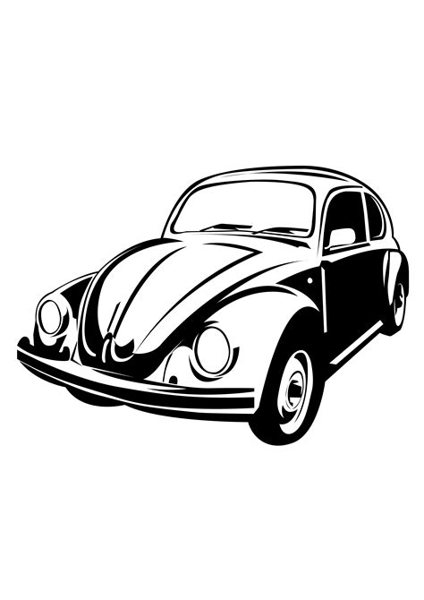 Volkswagen Beetle Stencil Vector Art By Sartauzumaki On Deviantart