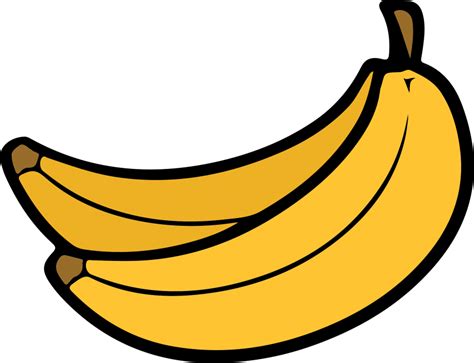 Yellow Two Bananas Transparent Background Png Image Png Free Png Images Starpng