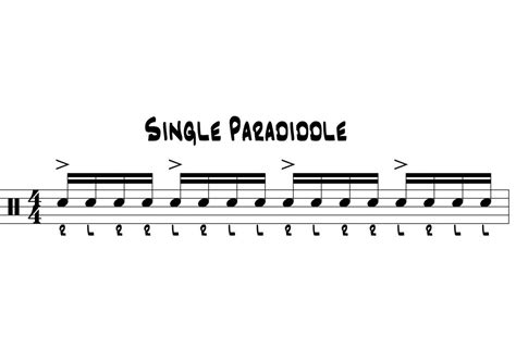 Paradiddle Cheat Sheet 1 Online Drum Lessons Nyc