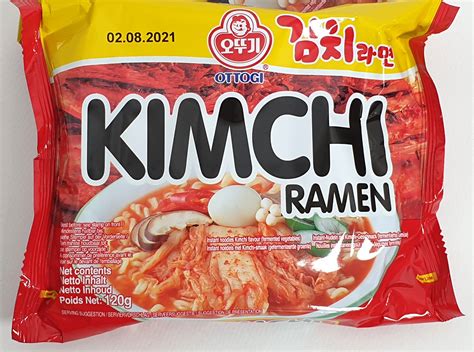Ramen Ottogi Kimchi Instant Noodle 120g 오 뚜 기 김 치 라 면 수 출 용 Kj Market
