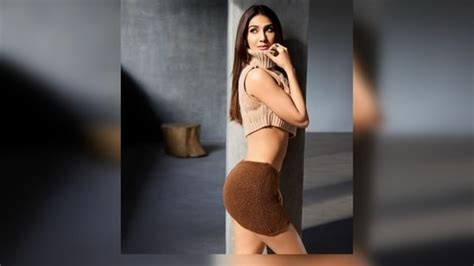 vaani kapoor is a sight to behold in ₹6k halter dress featuring thigh high slit hindustan times