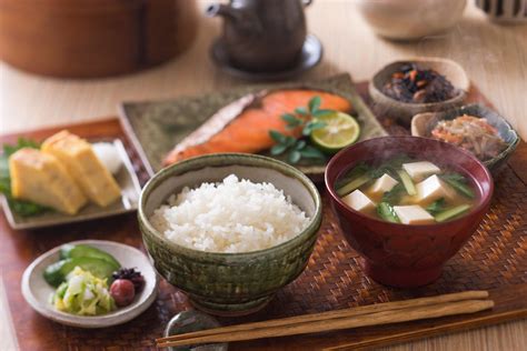 prepare  traditional japanese breakfast