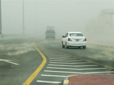 Uae Weather Dusty Skies Strong Winds In Abu Dhabi Dubai And Sharjah