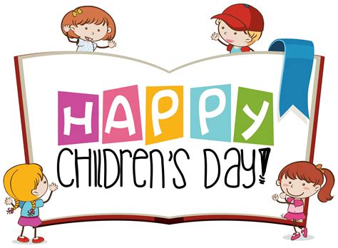 Happy Childrens Day Scene 614432 Vector Art At Vecteezy
