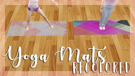 11 New Patterned Yoga Mats Tumblr Sims 4 Yoga Mat Yoga