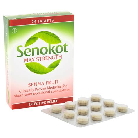 Senokot Max Strength Senna Tablets Ocado