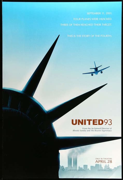 United 93 2006 Original One Sheet Movie Poster Original Film Art