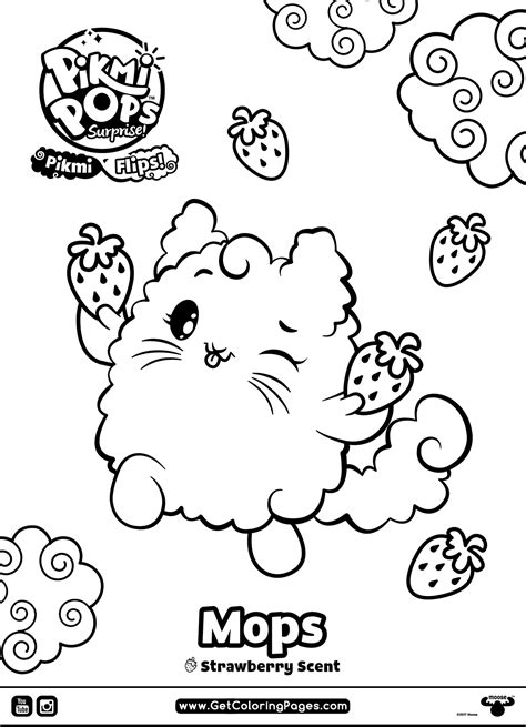 Lets color the page at super fast sp. Pikmi Pops Coloring Pages - GetColoringPages.com