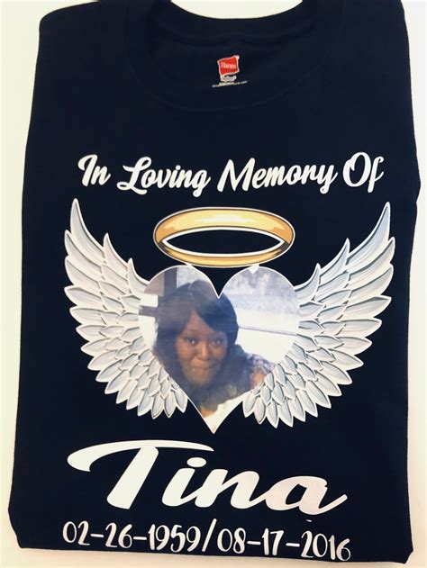 In Memory Tscustom Memorial Shirtsin Loving Memoryrest Etsy
