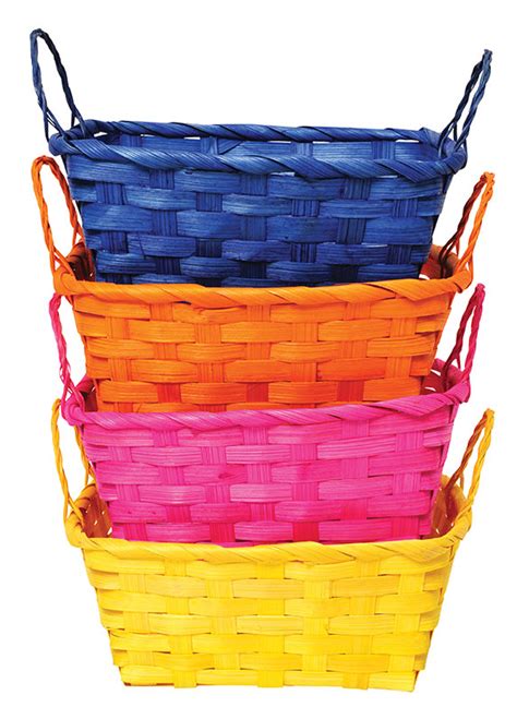 Rectangle Basket Wloop Handles
