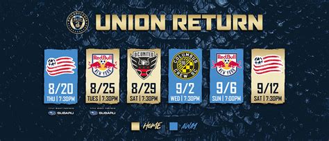 Schedule Update Philadelphia Union At New England Moved To Thursday