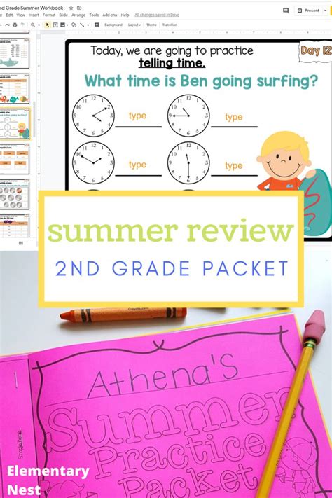 Summer Packet Second Grade Summer Review End Of The Year Activities