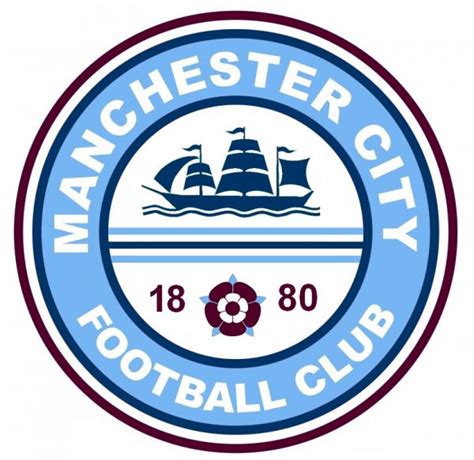 Man City Crest Football Logo Design Man City Crest Soccer Logo