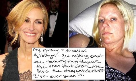 Julia Roberts Sister Nancy Motes Suicide Note Revealed Daily Mail