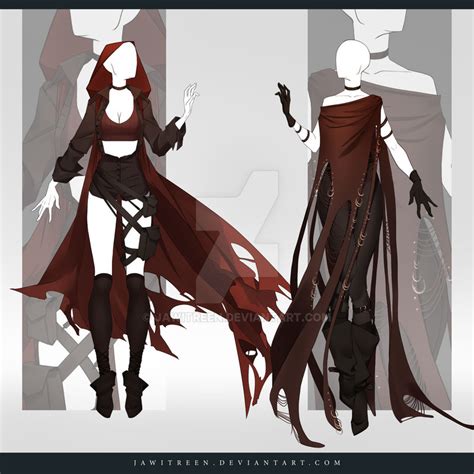 Closed Adoptable Outfit Auction 260 261 By Jawitreen On Deviantart