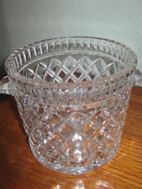 Vintage Lead Crystal Ice Bucket By Terrilynnsvintage On Etsy