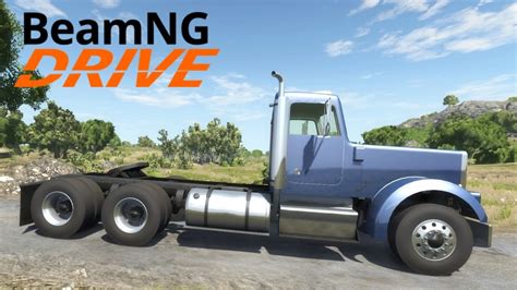 Beamng Drive Experimental Branch Gavril T75 Semi Truck Test Drive On