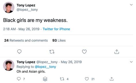 Tony Lopez Is Being Called Out For Sexist And Homophobic Tweets