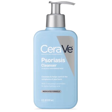 About cerave salicylic acid cleanser. CeraVe Psoriasis Cleanser, Medicated Formula with ...