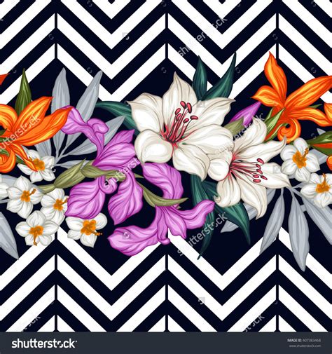 116,000+ vectors, stock photos & psd files. Vector tropical leaves and flowers seamless pattern. Hand ...