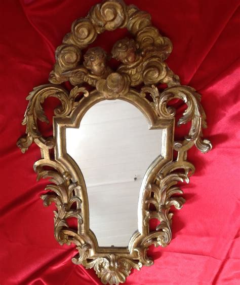 beau miroir italien bois doré XVIII | Antiquites C.debord