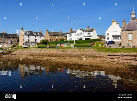 Findhorn Village On Moray Coast Grampian Scotland Stock Photo Alamy