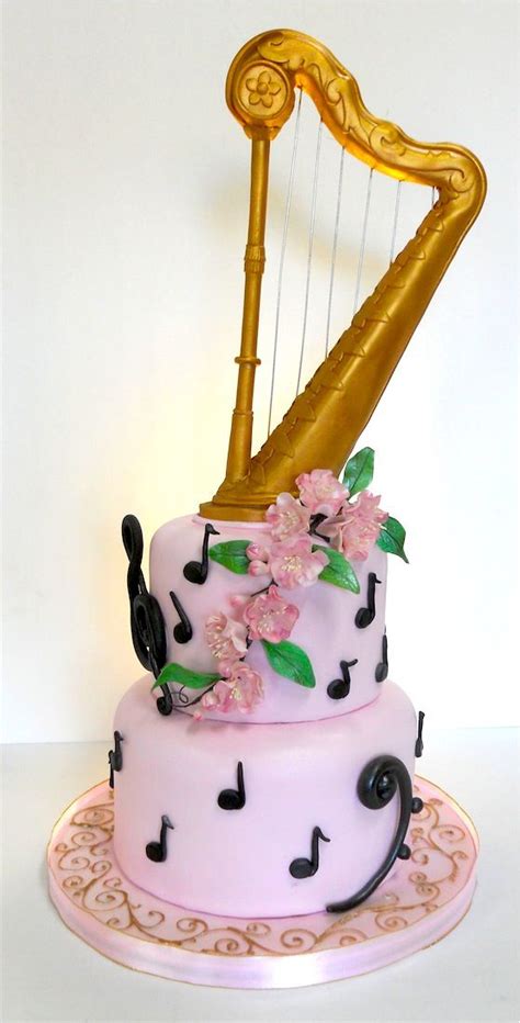 'happy birthday to you' harmonica lesson: I made this sugar harp. Just another day at work at Cake Nouveau. Ann Arbor, MI. | Themed cakes ...