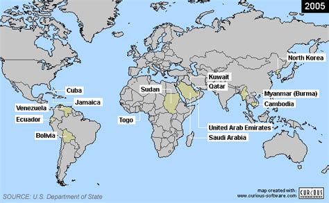 Human Trafficking Map Of The World Map