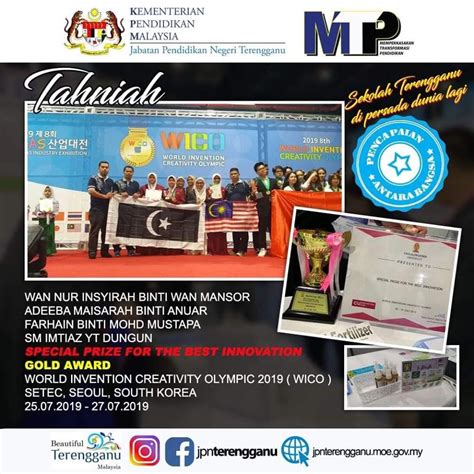 Kuala terengganu, aynı zamanda kuala terengganu bölgesi'nin başkentidir. Anugerah Emas : Tahniah Pasukan Inovasi Imtiaz Dungun ...