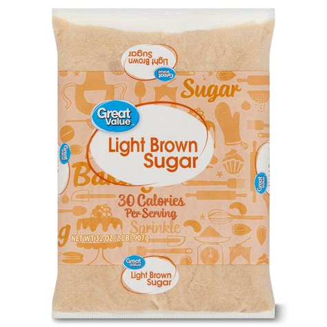 Great Value Light Brown Sugar 32 Oz