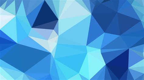 Free Abstract Blue Triangle Geometric Background Vector