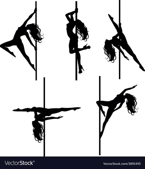 شخص استرالي قطف او يقطف سيفيك حكى افترس محاسبة pole dance silhouette