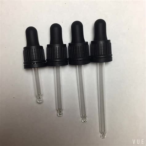 18mm Tamper Evident Droppers Essential Oil Droppers For Euro Glass