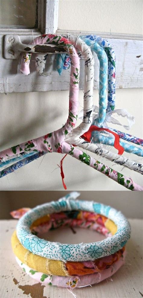 Diy Fabric Wrapped Hangers And Bangles Crafts Corrieberrypie