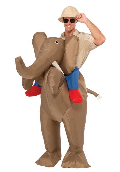 Inflatable Ride An Elephant Adult Costume