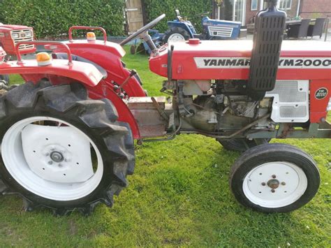 Cn Yanmar Ym2000 20hp 2wd Compact Tractor And Rotavator No Vat Strong