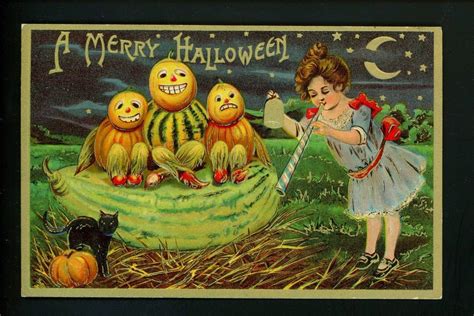 Vintage Halloween Collector 31 Vintage Halloween Postcards 5