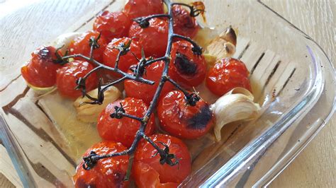 Tomates Cerises R Ties Au Four Les Petits Et Grands Bonheurs De Sophie