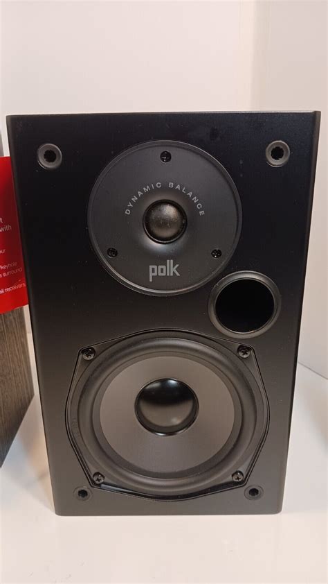 Polk Audio T15 Black 100 Watt Home Theater Bookshelf Speakers W Hi Res