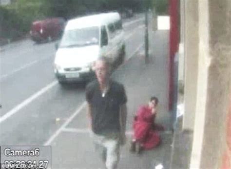 The Shocking Moment A Man Using A Cash Machine Was Bludgeoned To The Ground In Broad Daylight By