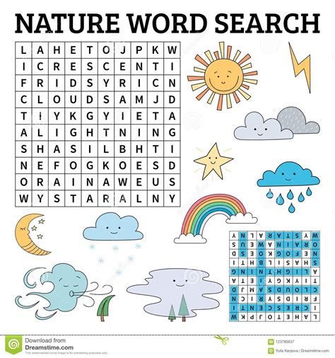 The kids loved this game. Learn English With A Nature Word Search Game For Kids ...