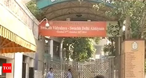 Dps Rk Puram Principals Daughter Found Hanging Inside School Premises Delhi News Times Of India