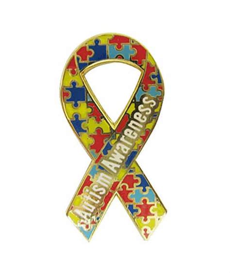Autism Awareness Awareness Ribbon Lapel Pin The Pin People