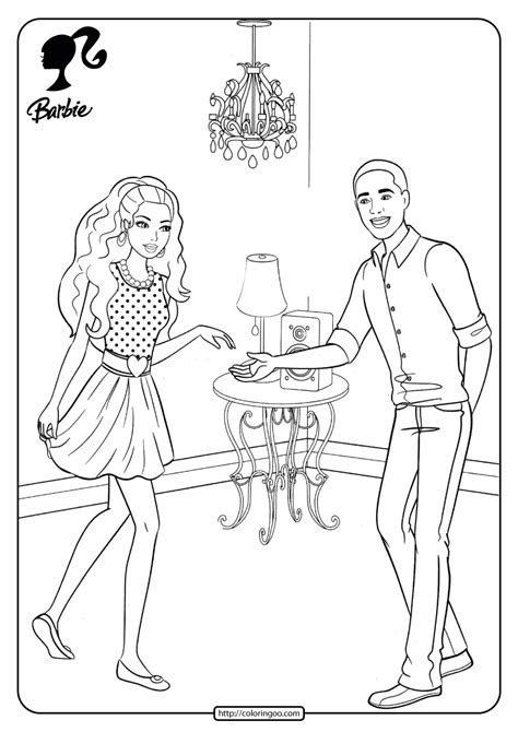 Barbie And Stacie Coloring Pages Coloring Pages
