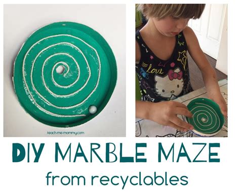 Diy Marble Maze From Recyclables Teach Me Mommy