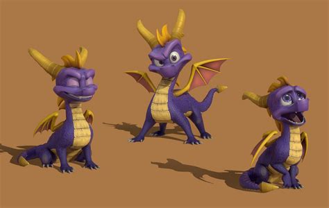 Spyro Poses Artwork From Spyro Reignited Trilogy Art Artwork Gaming